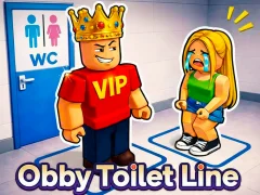 Гульня Obby Toilet Line онлайн