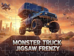 Гульня Monster Truck Jigsaw Frenzy онлайн