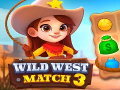 Гульня Wild West Match 3 онлайн