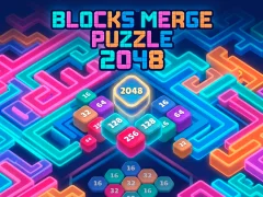 Гульня Blocks Merge Puzzle 2048 онлайн
