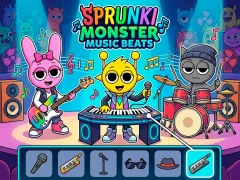 Гульня Sprunki Monster Music Beats онлайн