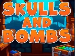 Гульня Skulls and Bombs онлайн