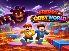 Гульня Freddy at Obby World онлайн