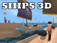 Гульня Ships 3D IO онлайн