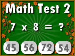 Гульня Math Test 2 онлайн