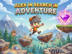 Гульня Alex In Search In Adventure онлайн