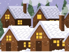 Гульня Christmas Town Difference онлайн