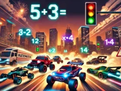 Гульня Mathematics Racing онлайн