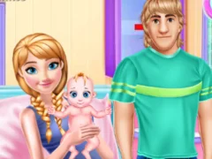 Гульня Pregnant Anna and Baby Care онлайн