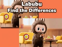 Гульня Labubu Find the Differences онлайн