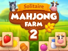 Гульня Solitaire Mahjong Farm 2 онлайн