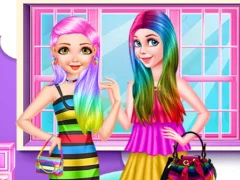 Гульня Princess Rainbow Look онлайн