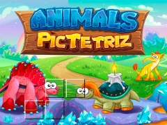 Гульня Animals Pic Tetriz онлайн