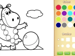 Гульня Baby Farm Animals Coloring Book for Kids онлайн