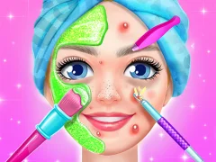 Гульня DIY Makeup Salon Spa Makeover Studio онлайн