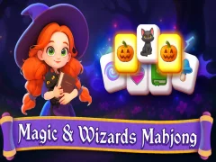 Гульня Magic and Wizards Mahjong онлайн