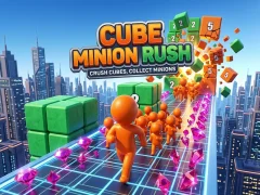 Гульня Cube Minion Rush онлайн