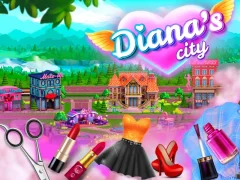 Гульня Diana City Fashion & beauty онлайн