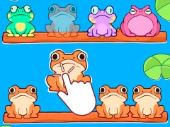 Гульня Sorting frogs онлайн