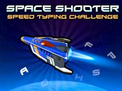 Гульня Space Shooter: Speed Typing Challenge онлайн