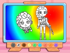 Гульня Coloring Book: Kpop Rumi онлайн