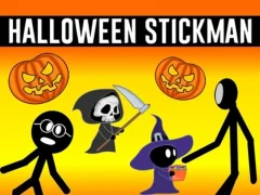 Гульня Halloween Stickman онлайн