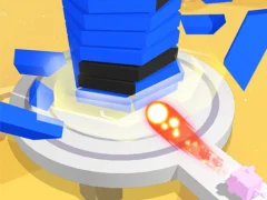 Гульня Stacky Tower Break 3D онлайн