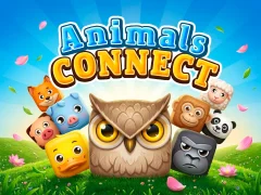 Гульня Animals Connect онлайн