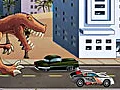 Гульня T Rex Rampage Prehistoric Pizza онлайн