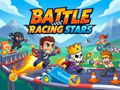 Гульня Battle Racing Stars онлайн