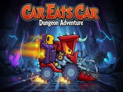 Гульня Car Eats Car: Dungeon Adventure онлайн