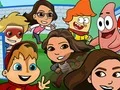 Гульня Nickelodeon Tag attack онлайн