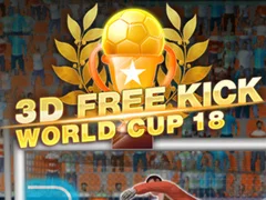 Гульня 3D Free Kick World Cup 2018 онлайн