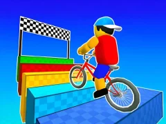 Гульня Obby On a Bike онлайн