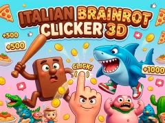 Гульня Italian Brainrot Clicker 3D онлайн