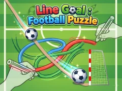 Гульня Line Goal : Football Puzzle онлайн