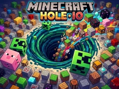 Гульня Minecraft Hole IO онлайн