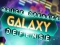 Гульня Brick Breaker Galaxy Defense онлайн