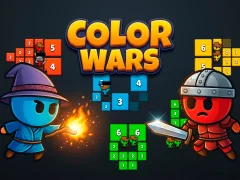 Гульня Color Wars онлайн