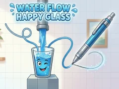 Гульня Water Flow Happy Glass онлайн