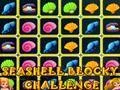 Гульня Seashell Blocky Challenge онлайн