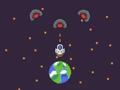Гульня Pixel Protect Your Planet онлайн