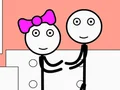 Гульня Stickman Jailbreak - Love Story онлайн