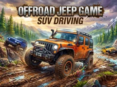 Гульня Offroad Jeep Game SUV Driving онлайн