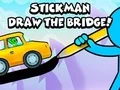 Гульня Stickman Draw The Bridge онлайн