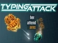 Гульня Typing Attack онлайн