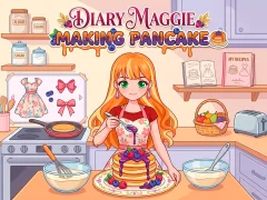 Гульня Diary Maggie Making Pancake онлайн