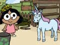 Гульня Betty & the Yeti's Unicorn game онлайн