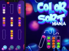Гульня Color Sort Mania онлайн