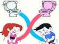 Гульня Toilet Rush Race: Pee Master онлайн